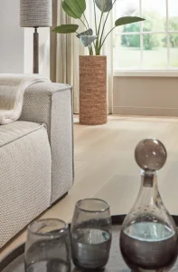 Floer Dörfer Vinylboden Zadar Sand Eiche Wohnzimmer