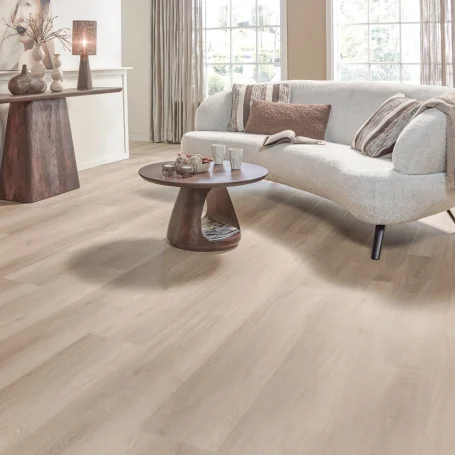 Floer Dörfer Vinyl Casares Creme Weiß Eiche das Wohnzimmer