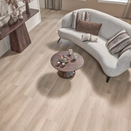 Floer Dörfer Vinyl Casares Creme Weiß Eiche das Wohnzimmer