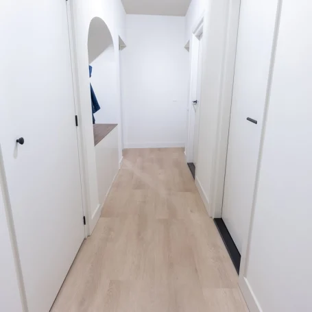 Floer Landhaus Klick Vinyl Boden Verwitterte Eiche Wohnzimmer