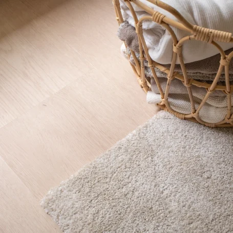 Floer Landhaus Vinyl Boden Verwitterte Eiche Wohnzimmer