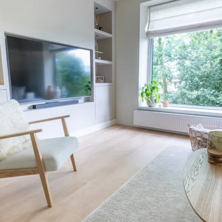 Floer Landhaus Vinyl Boden Verwitterte Eiche Wohnzimmer