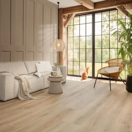 Floer Landhaus Vinyl boden Ländliche Eiche Wohnzimmer