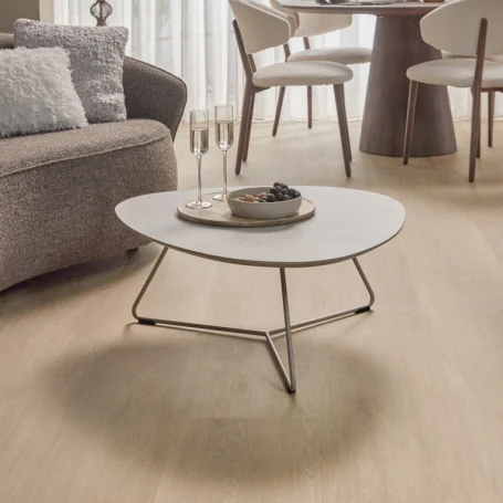 Floer Landhaus Vinyl Natur Eiche das Wohnzimmer