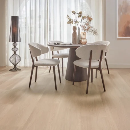Floer Landhaus Vinyl Natur Eiche das Wohnzimmer