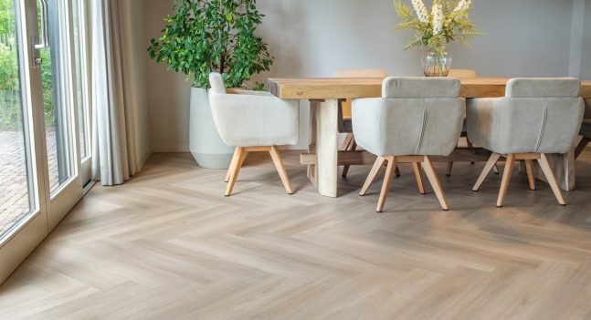 Floer Walvisgraat PVC vloer Orka Onbehandeld interieur woning